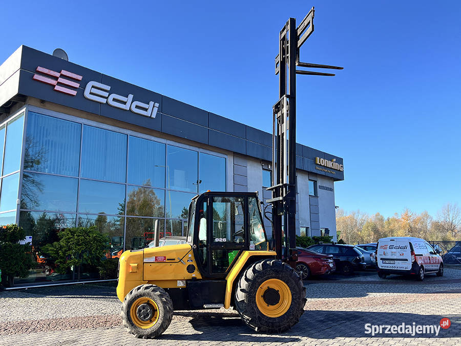 Wózek widłowy terenowy JCB 926 4 WD triplex 55 m Kęty