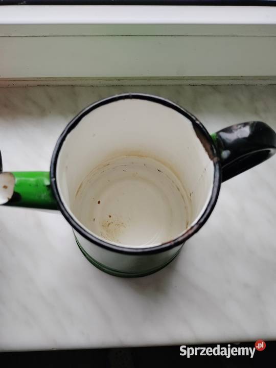 Dzbanek imbryk zielony prl