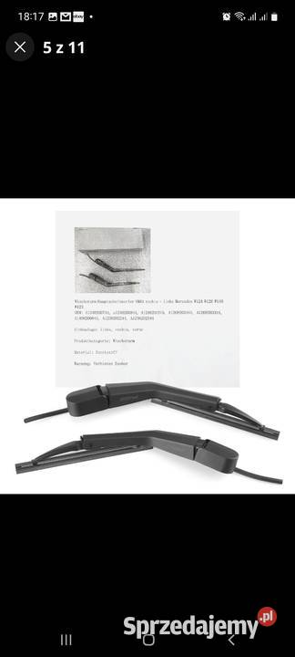 Wycieraczki reflektorów nowe W123 124 126 140 Wojnicz sprzedam