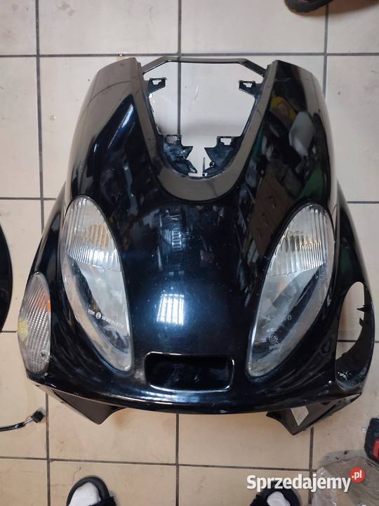 Przód czacha owiewka Yamaha Majesty czarna świętokrzyskie Piekoszów