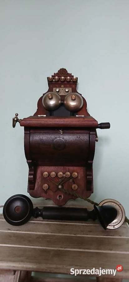 Zabytkowy telefon na ścianę z lat XX w Kraków sprzedam