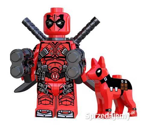 Klocki figurka ludzik DEADPOOL dogpool AVENGERS Klocki Pobiedziska sprzedam