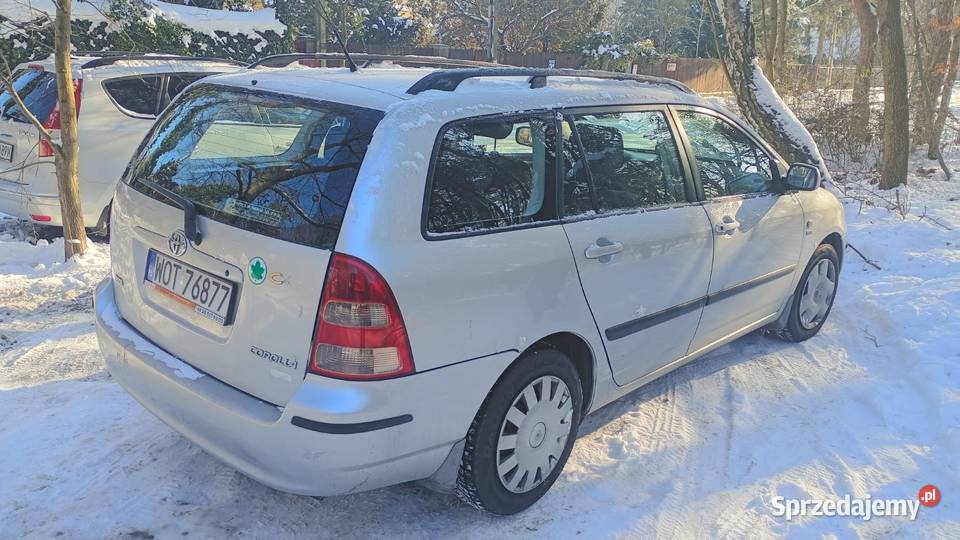 Toyota Corolla 2003 salon Polska klimatyzacja 1598cm3 mazowieckie Warszawa