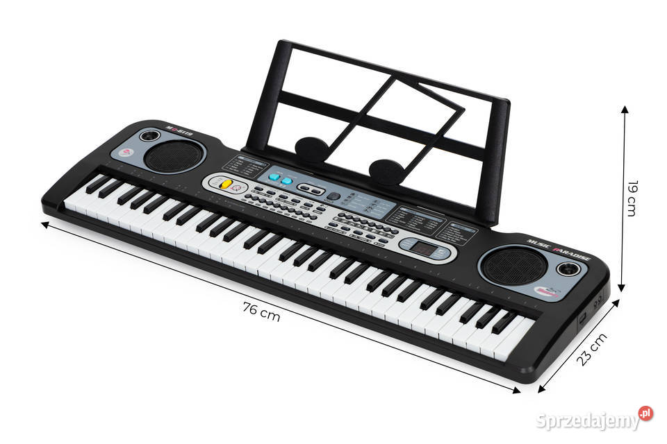 Duży keyboard pianino z mikrofonem dzieci opolskie