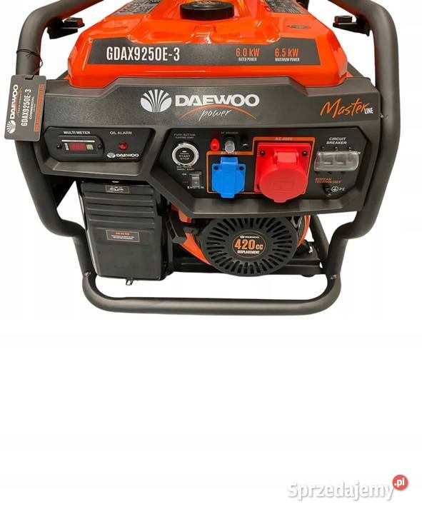 Agregat Generator prądotwórczy Daewoo GDAX9250E3 śląskie Kiczyce