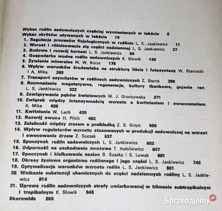 Fizjologia roślin sadowniczych Leszek Jankiewicz Pozostałe Chełm