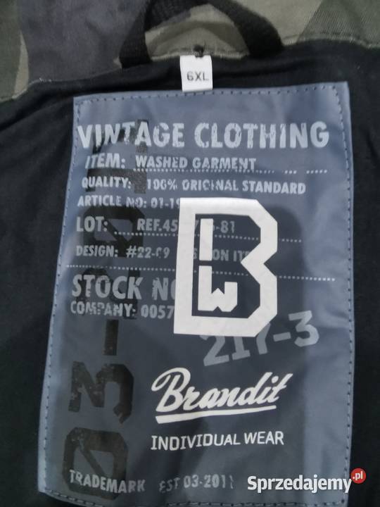 Kurtka Brandit M65 Classic camo Inny rodzaj