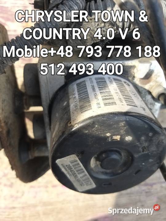 POMPA ABS CHRYSLER TOWN COUNTRY 40 V 6 0810 R wielkopolskie