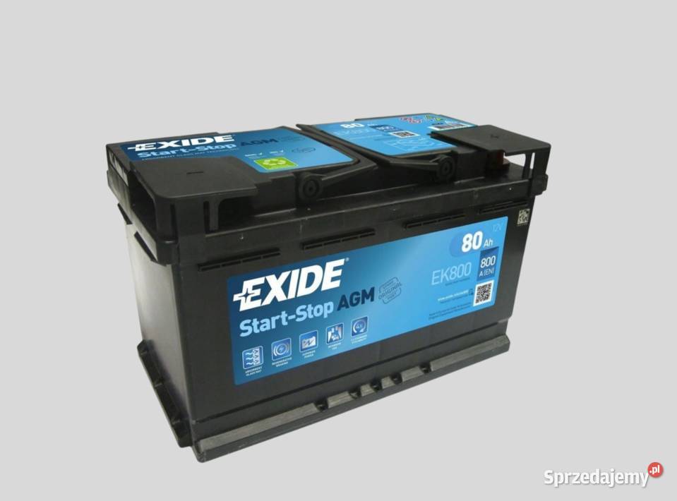 788x645x112 Akumulator EXIDE AGM STARTSTOP EK800 Konin
