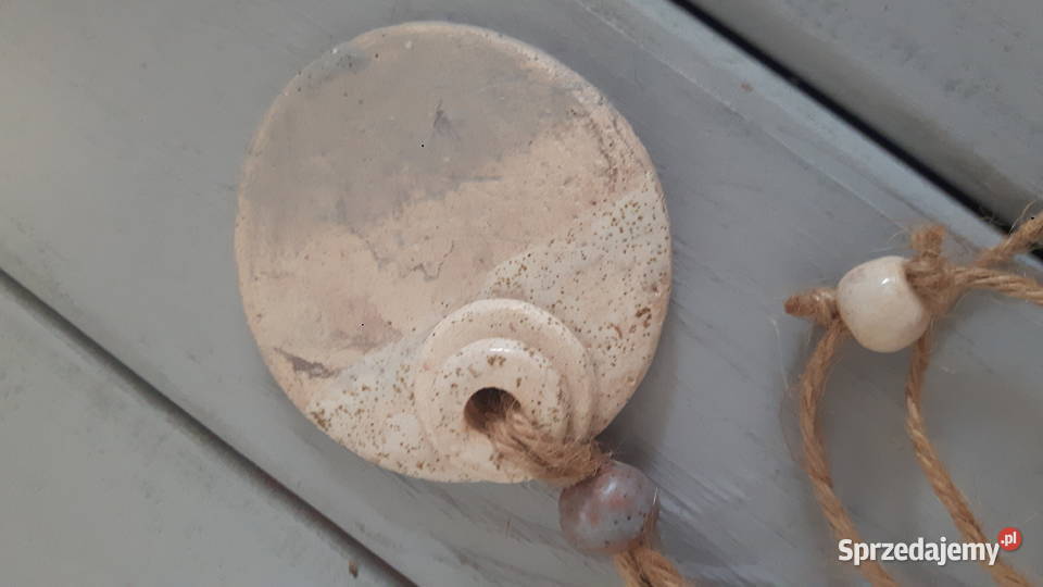 Naszyjnik ceramiczny ręcznie wykonany Naszyjniki mazowieckie Otwock