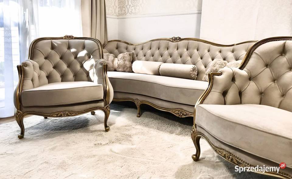 Komplet wypoczynkowy Ludwik sofa fotele sprzedam