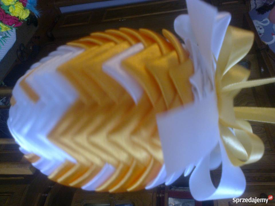 jajko styropianowe ze wstążki wys 13 Nowy Sącz