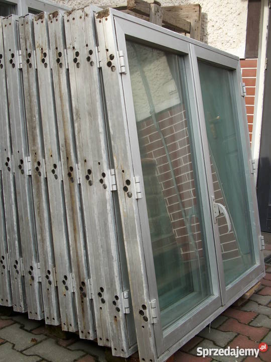 Okna i drzwi aluminiowe z demontażu tanio 70 Drzwi i okna Szczecin