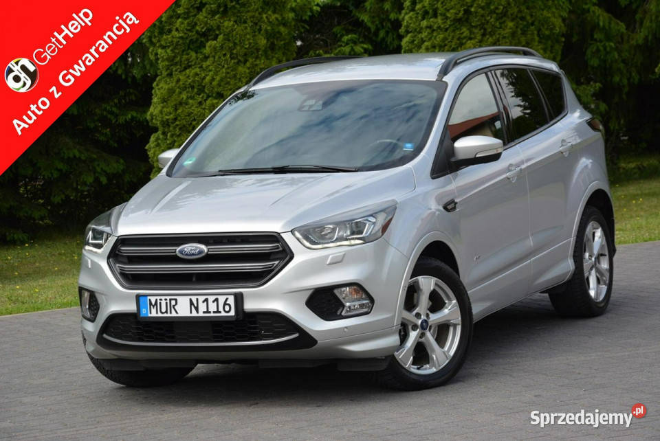 Ford Kuga STLine Ambiente Skóry Czerwona nić przyciemniane szyby Ostrów Mazowiecka