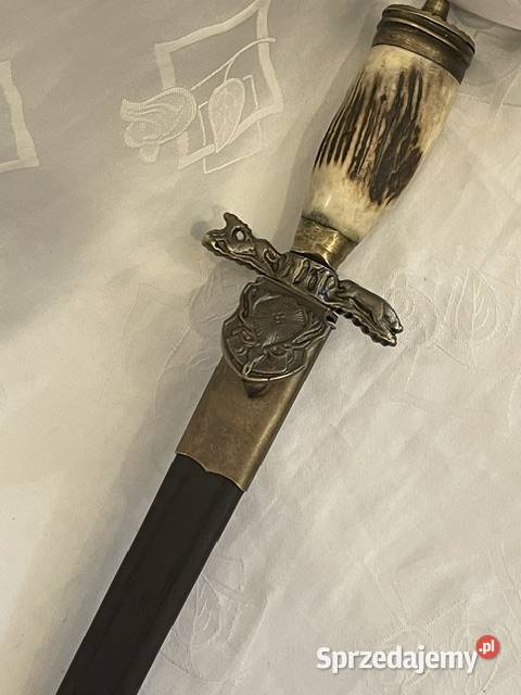 Niemiecki kordelas myśliwski z okresu II wojny Militaria małopolskie