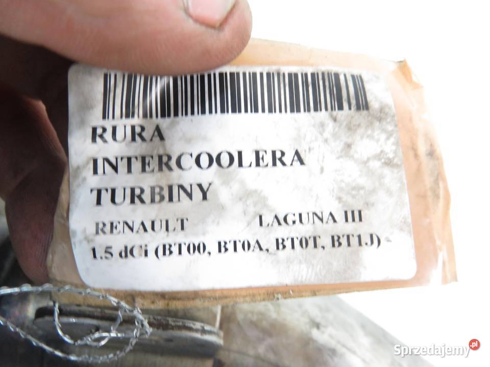 RURA INTERCOOLERA RENAULT LAGUNA III 15 dCi