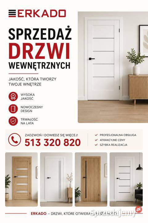 Drzwi wewnętrzne VOSTER DRE ERKADO INTENSO wielkopolskie Komorniki