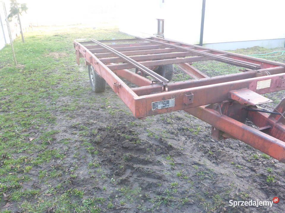 przyczepa KRONE optimat jednoosiowa rozrzutnik Radom