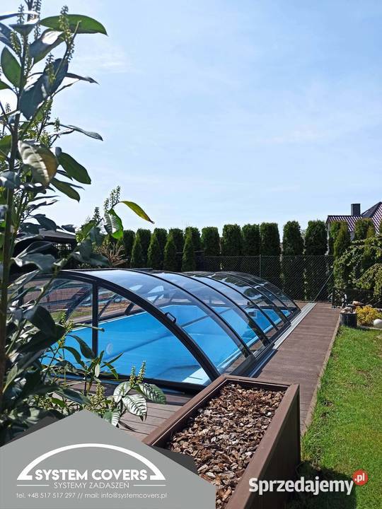 Zadaszenie basenowe basenu 360 x 860 x 120 Pokrywy i plandeki