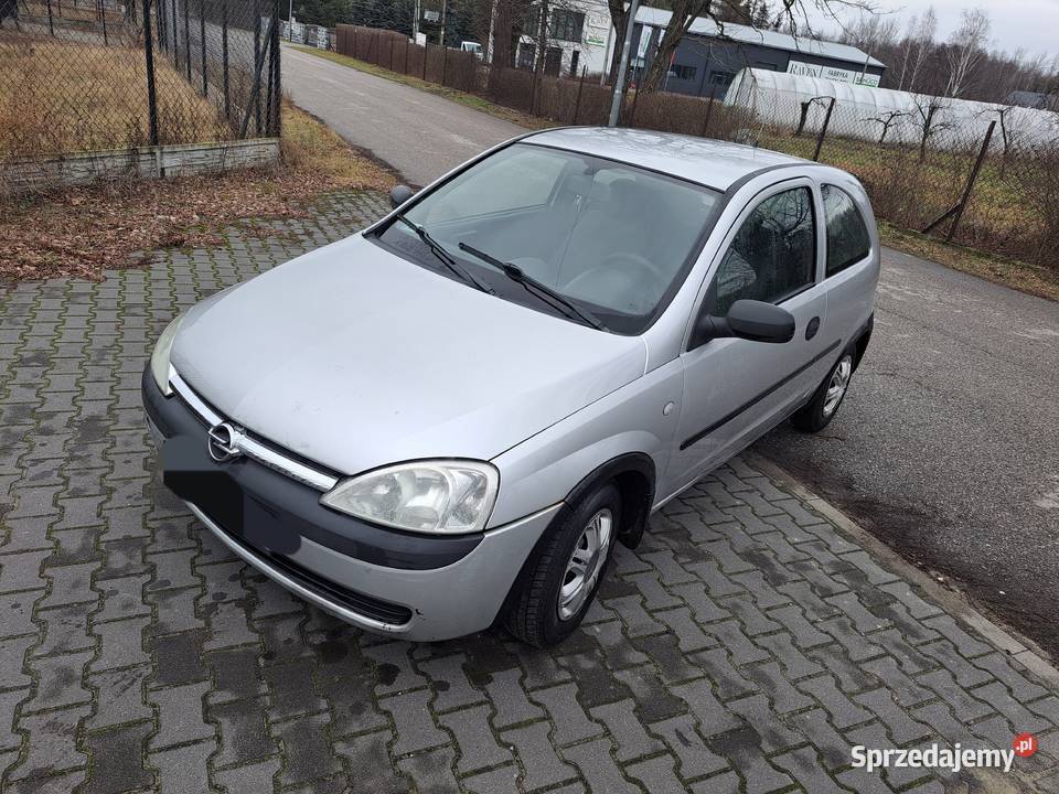 Sprzedam ładnego Opla Corsa C 10 benzyna 2003r mazowieckie Żyrardów sprzedam