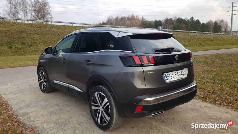 Peugeot 3008 wersja GT 20 HDI 180 2018r Wzorowo diesel Sieradz