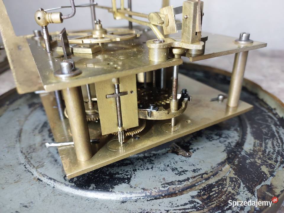 165 Zestaw mechanizm zegara ślązak Kienzle Antyki Tczew