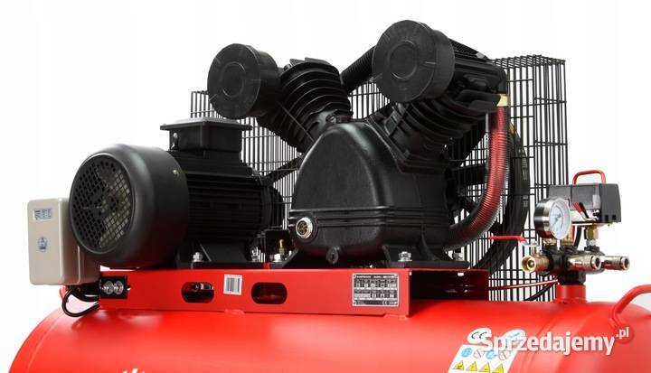 KOMPRESOR SPRĘŻARKA 200L tłoki 2 x 90 mm silnik Chmielnik