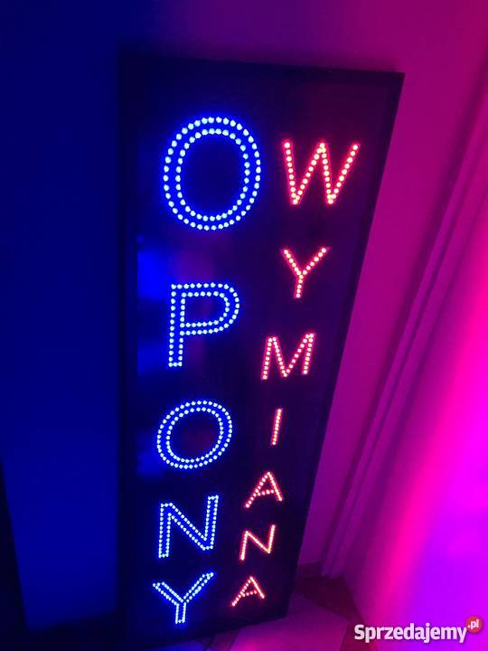 OPONY Reklama LED zewnętrzna 160x50 230V Pomiechówek sprzedam