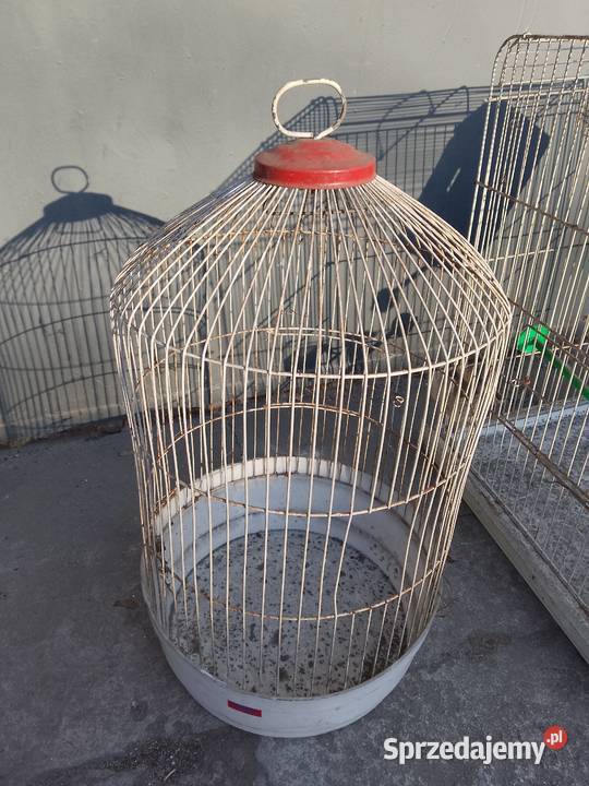 2 stare duże klatki gryzoni ptaków Bytom