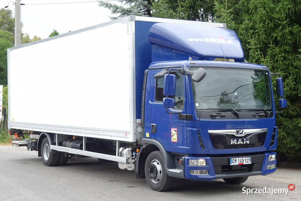 MAN TGL 12220 Euro 6 Kontener 19 pal winda ocynk Samochody ciężarowe Góra Kalwaria