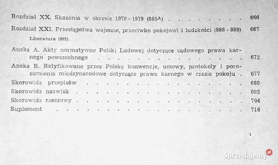 Prawo karne Witold Świda lubelskie Chełm sprzedam