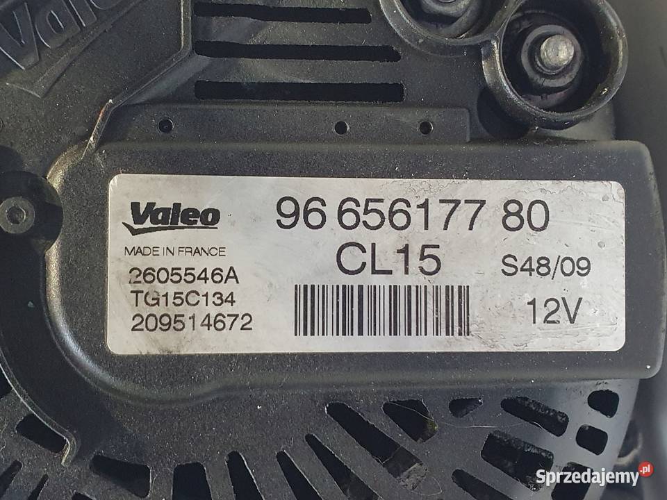 ALTERNATOR Citroen C3 II C4 16 HDI valeo Chełm