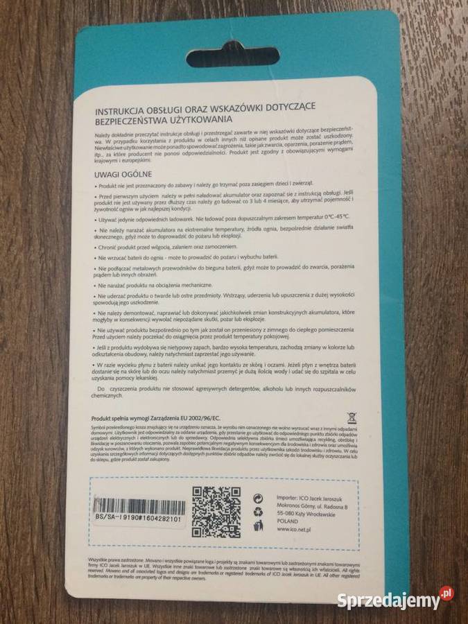 Bateria Samsung S4 Mini 2100mAh Wrocław