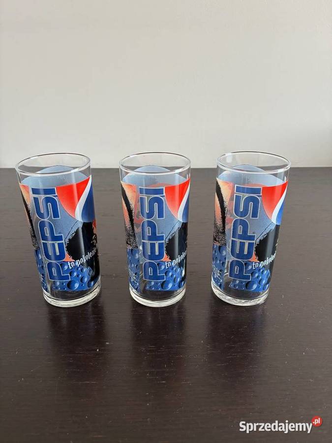 3 nowe szklanki Pepsi Słuchaj siebie to Elbląg