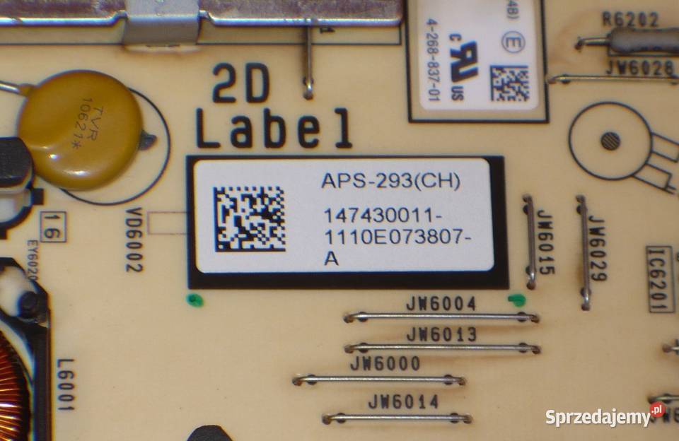 Zasilacz APS293 188392412 TV Sony KDL40EX720