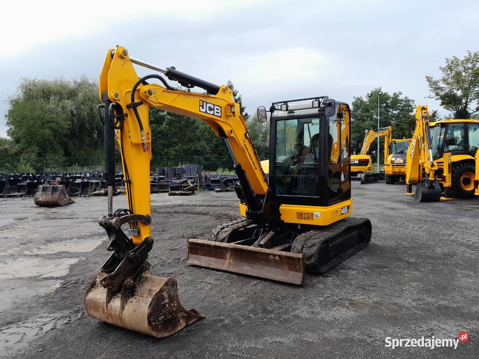 JCB 48Z1 2020R KOPARKA GĄSIENICOWA 5TON CAT wielkopolskie Krotoszyn