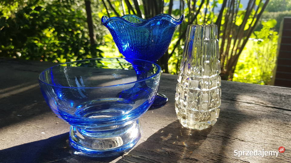 Szkło wazon owocarka miseczka śląskie Myszków sprzedam