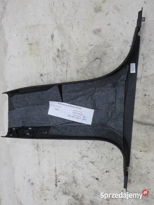 OSŁONA SŁUPKA PRAWA AUDI A8 D4 4H0867244F Części samochodowe
