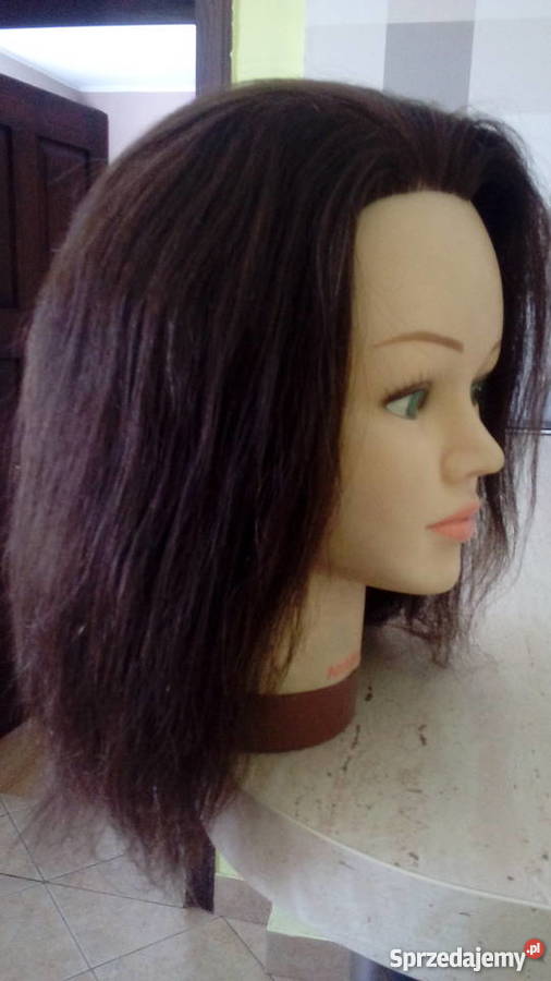 Główka fryzjerska 100 naturalny włos blond 7075 Rawicz sprzedam