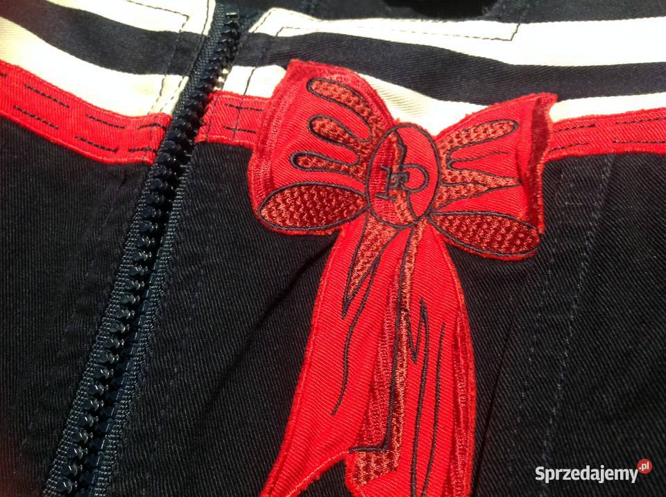 Piękna Sukienka Jeans Granatowa Damska Nowa Sól