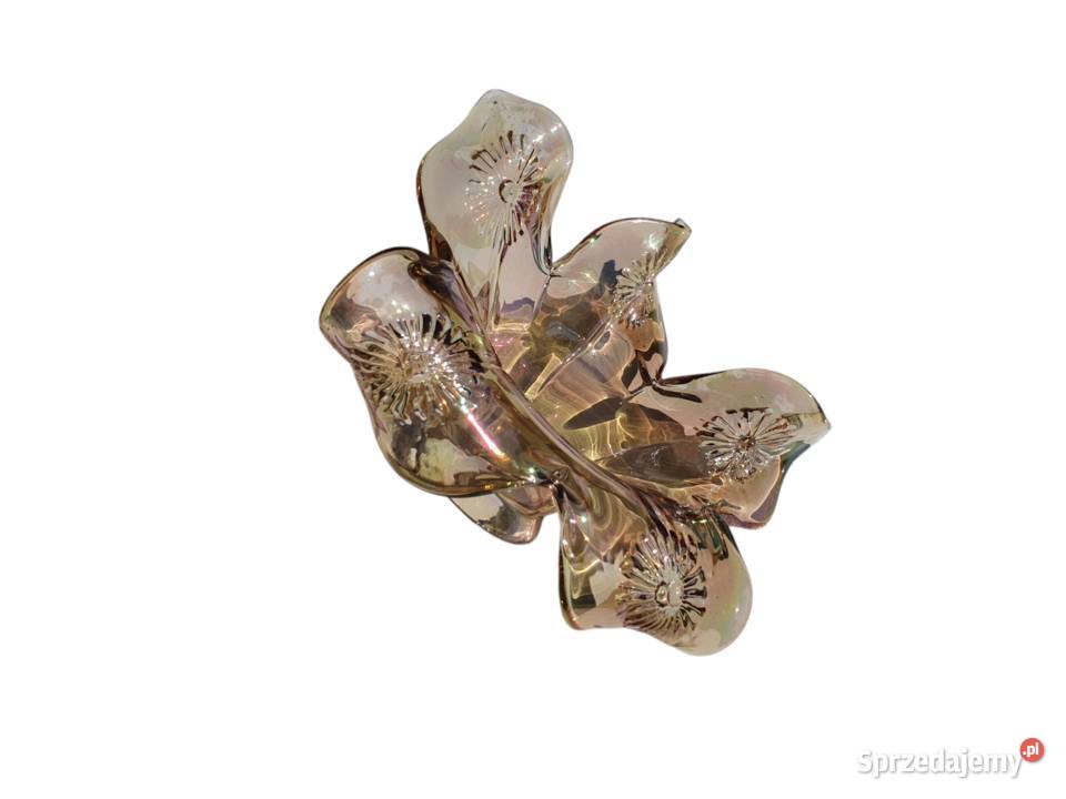 Stary szklany klosz do lampy kinkietu z lat 6070 Cieszyn