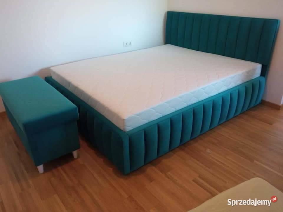 Łóżko tapicerowane Lino 180x200 ze skrzynia małopolskie Skawina