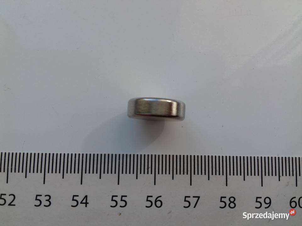 Magnes mocny neodymowy okrągły 15mm x 48mm Pozostałe Bydgoszcz