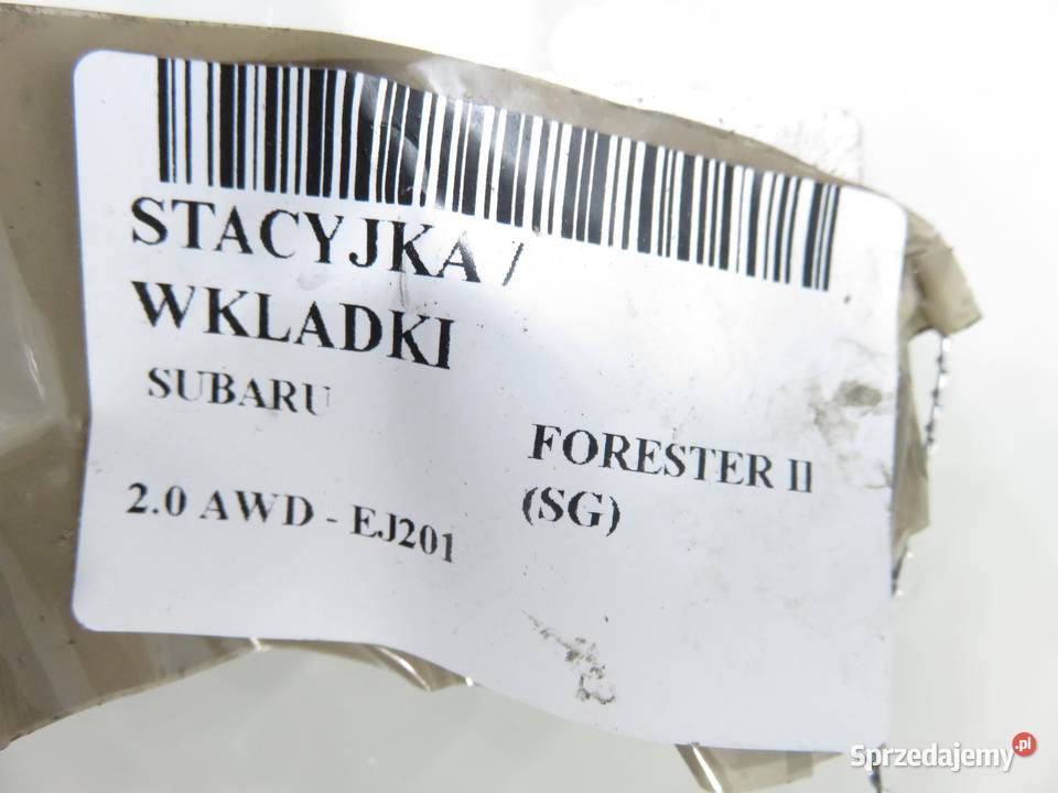 STACYJKA WKŁADKI SUBARU FORESTER II X1T26171 Stacyjki i kluczyki sprzedam