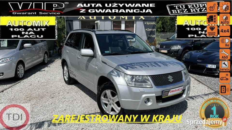 Suzuki Grand Vitara SPRZEDANY 19 DIESEL Mega klimatyzacja