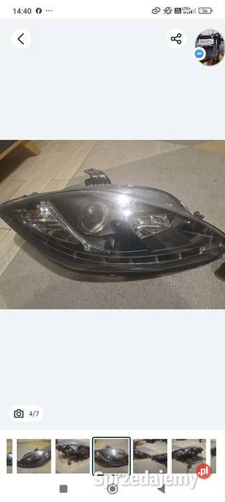 Lampy przednie seat Leon 2 Brzóza Królewska