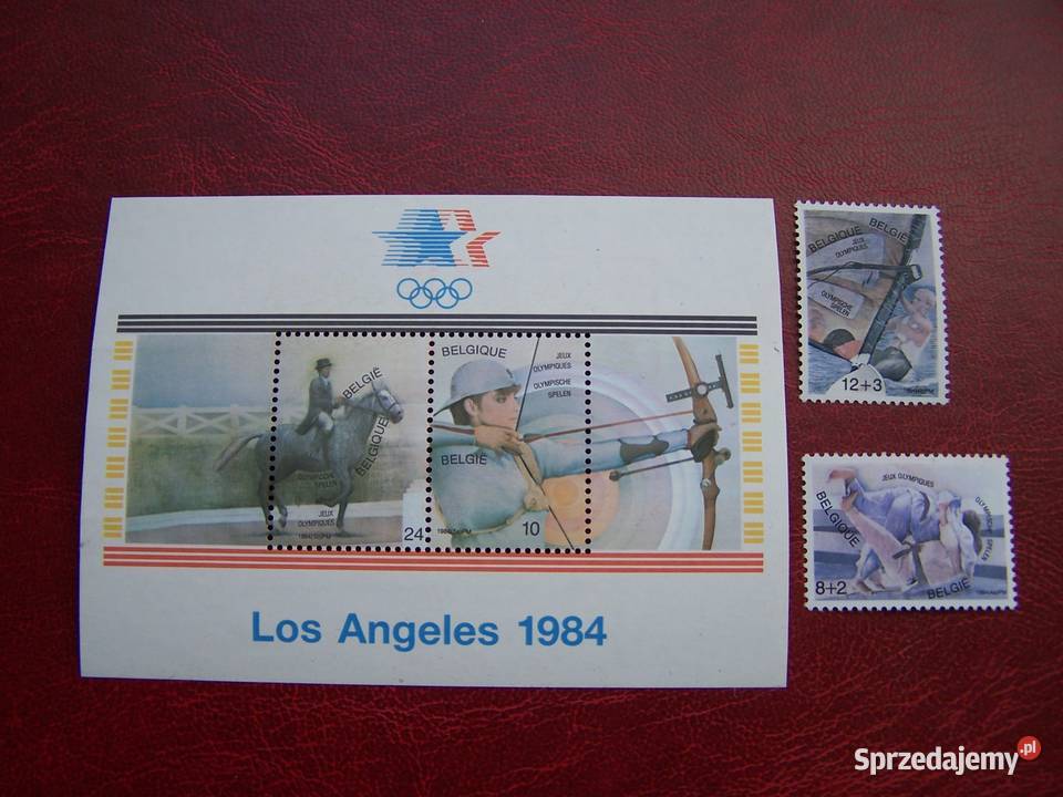 Belgia 1984 MNH Mi 217172 Sport Olimpiada Los śląskie Tychy