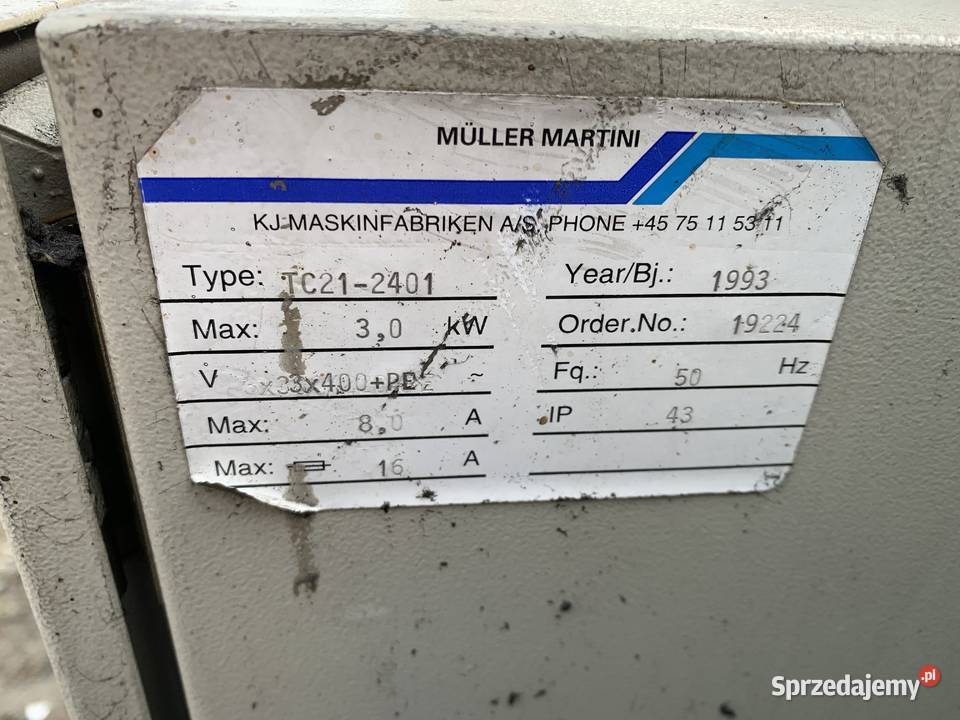 Taśmociąg Teleskopowy przenośnik taśmowy MULLER Sadki sprzedam
