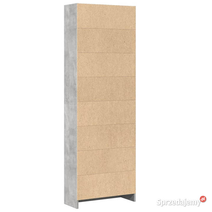 Regał szarość betonu 60x24x176 materiał Warszawa sprzedam