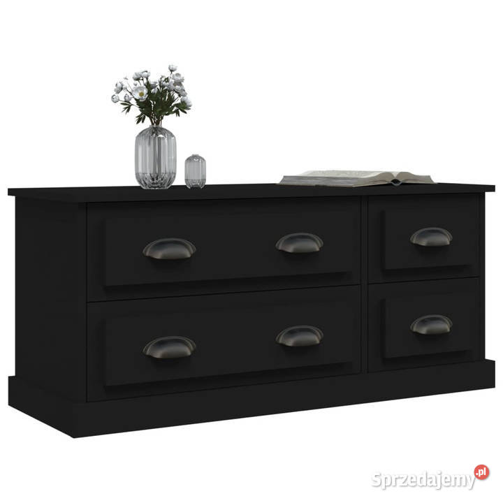 Szafka pod TV czarna 100x355x45 materiał Warszawa sprzedam